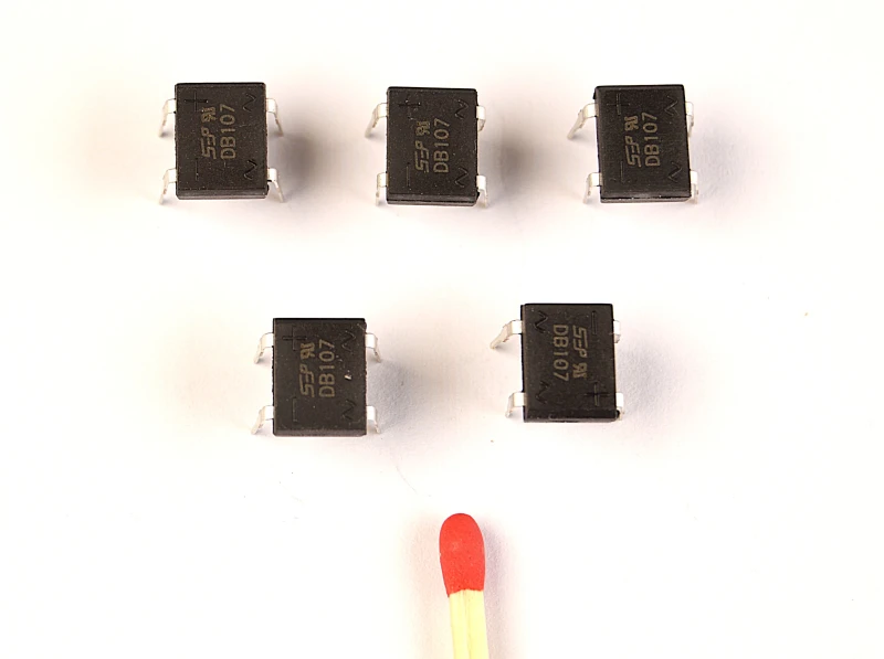 5 St. Gleichrichter DB107 1 A 1000 V