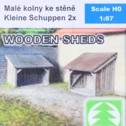 2 kleine Anlehn-Schuppen