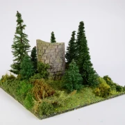 Diorama: "Turmruine"