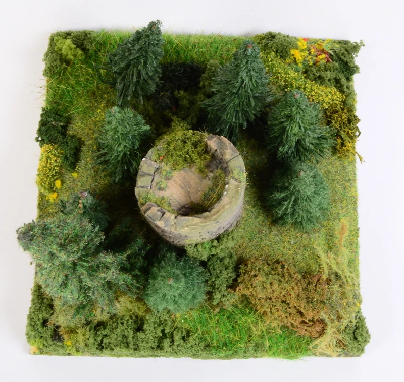 Diorama: "Turmruine"