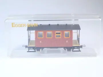 Eggerbahn Personenwagen braun m. Plattformen