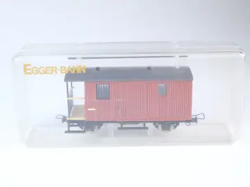 Eggerbahn Packwagen braun m. Plattform