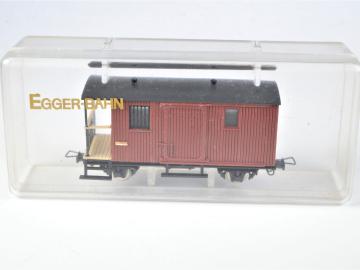 Eggerbahn Packwagen braun m. Plattform