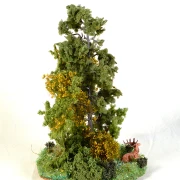 Feldinsel - liegender Hirsch