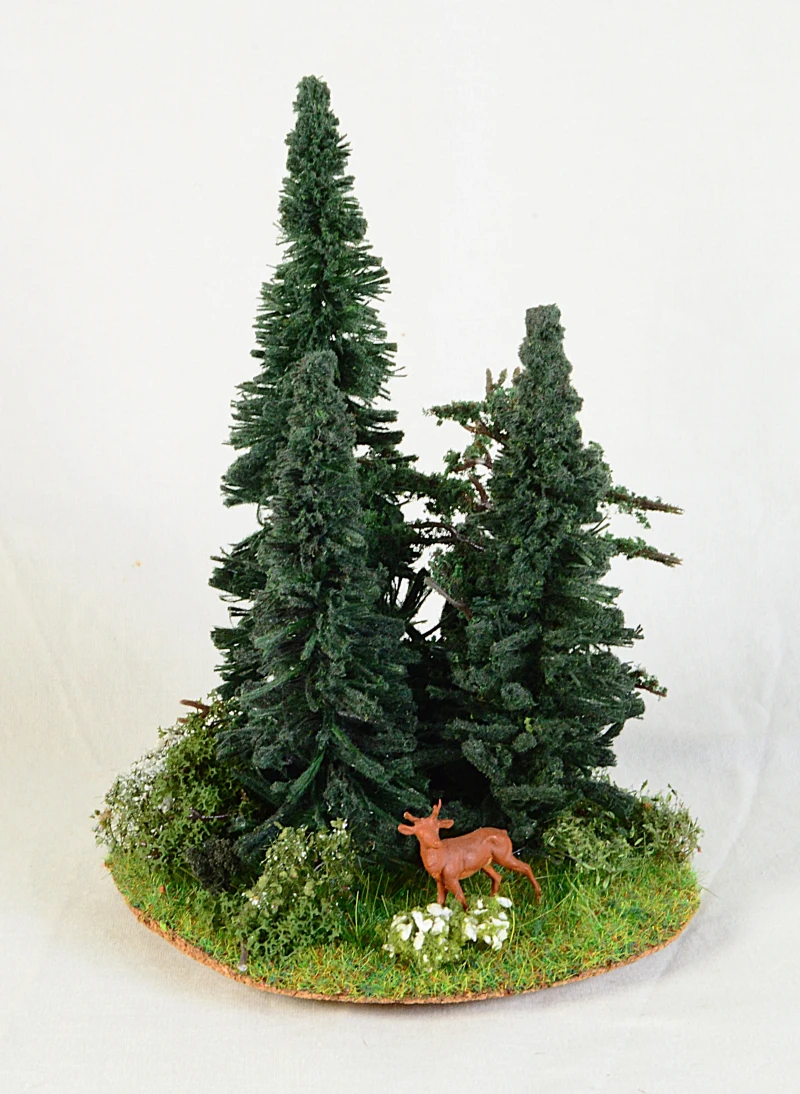 Feldinsel - Rehbock + Tannen