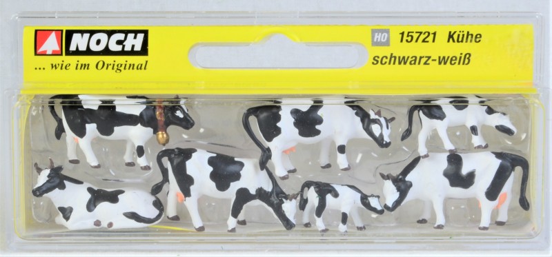 Figuren: Kühe schwarz-weiß