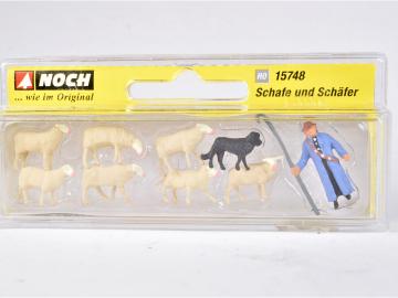 Figuren: Schäfer + Schafe