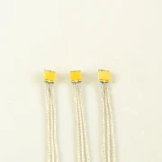 3 St. DUO SMD Led 0605 rot / warmweiß bedrahtet
