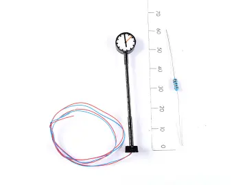 LED-Bahnhofsuhr beleuchtet H0