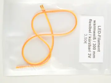 LED-Filament warmweiß 30cm / kürzbar