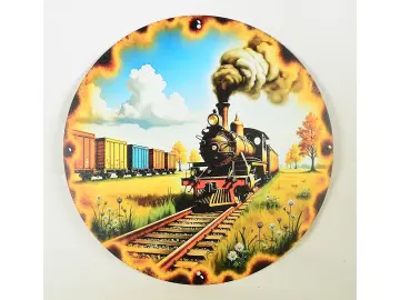 Türschild " Dampflok"