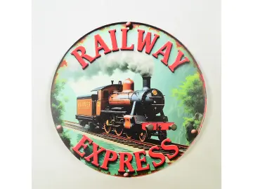 Türschild " Railway Express"