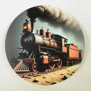 Türschild " Dampflok"