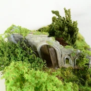 Diorama: gotische Ruine
